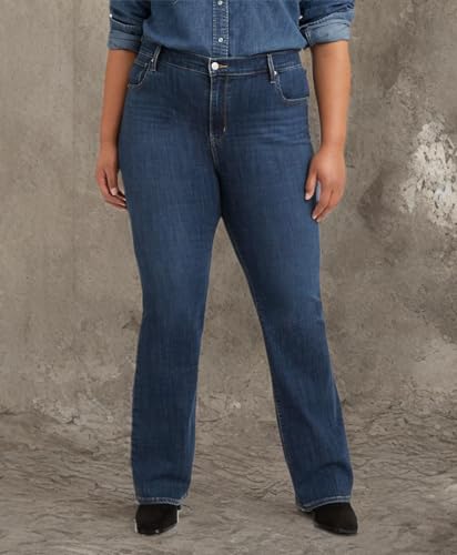 Levi's Women's 725 High Rise Bootcut Jeans, Lapis Dark Horse, 34 (US 18) M