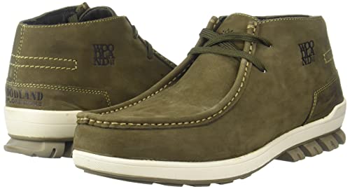 Woodland Mens Gc 3584119 Olive Green Sneaker - 10 UK (44 EU) (GC 3584119)