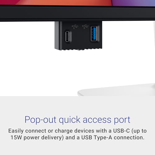 Dell 27 Plus S2725DC QHD Display QHD USB-C 27" QHD (2560 x 1440) 144 Hz 1 ms, 2 3 W Speakers, USB-C/HDMI/DisplayPort 1.4, Height/Tilt/Rotary, AMD FreeSync - Ash White