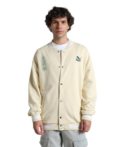 Puma Men's A-Line Coat (629243_Creamy Vanilla