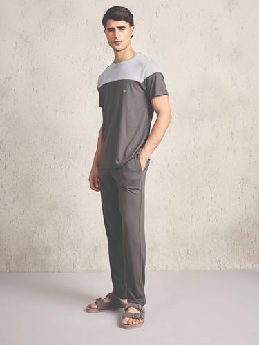 Sweet Dreams Men's Colorblocked Pyjama Set