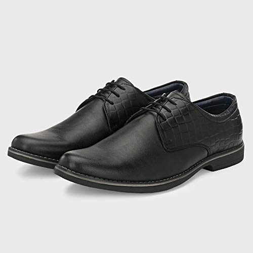 Centrino Men's Formal Black Shoes