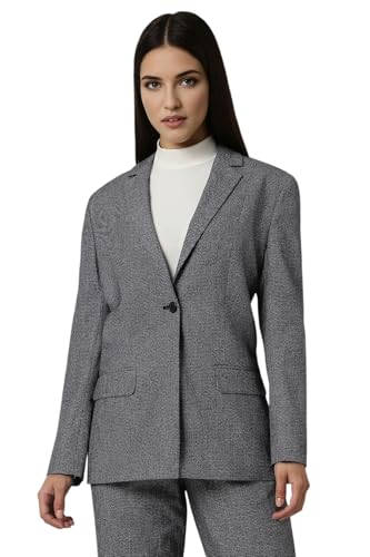 Van Heusen Women's Blazer (VWBZFRGPA27287_Grey
