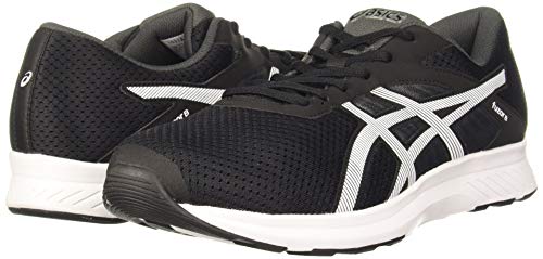ASICS Mens Fuzor B Black/Steel Grey Sneaker - 9 UK (1021A532.001)