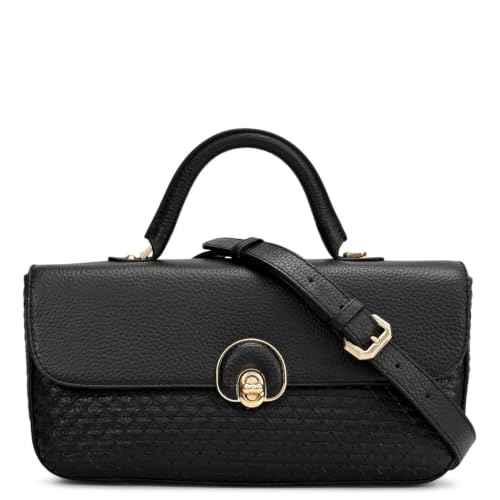 Da Milano Leather Book Tote for Women - Caramel Brown (LB-02145)