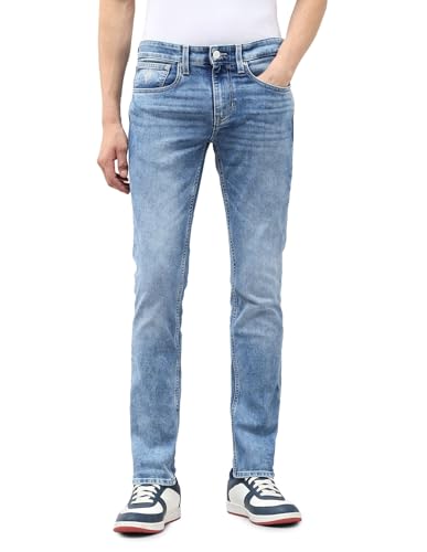 U.S. Polo Assn. Denim Co. Men's Regallo Skinny Fit Blue Jeans (UDJEN1955_Light Blue_40)