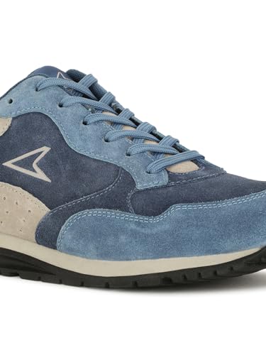 Power Extreme Leather Men's Blue Sports Shoes - 10 UK (8369000)
