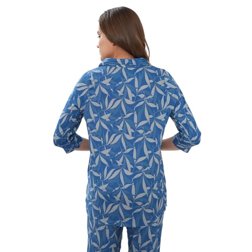 Bonjour Women's Trendy Floral Printed Cotton Blend Co-ord Set