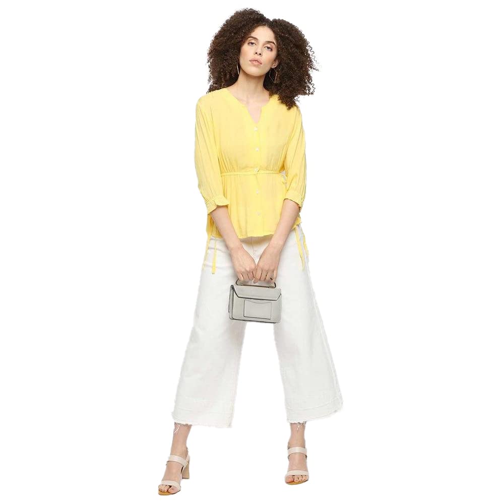 Pepe Jeans Women's Regular Blouse (PL304297_Yellow_M)