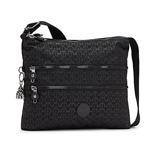 Kipling Womenââ‚¬â„¢s Alvar Crossbody, Super Light, Durable Messenger, Nylon Shoulder Bag, Signature Emb