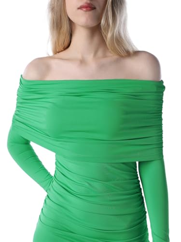 ONLY Women's Solid Bodycon Green Dress