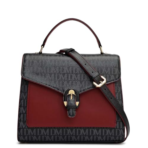 Da Milano Leather Tote Bag for Women - Black (LB-02266)