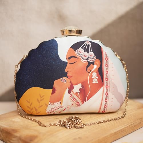 Artklim Mughal Queen Printed Clutch