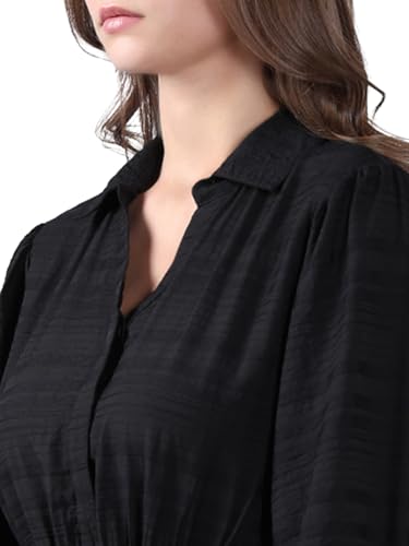 Vero Moda Women's Fit & Flare Black Dress