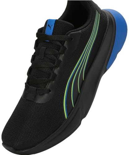 PUMA | StrideX Men's Sneakers | Black-Pro Green-Racing Blue | 11UK