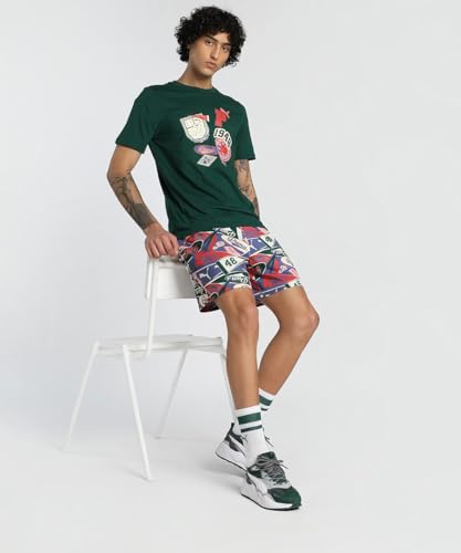 Puma Men's Regular Fit T-Shirt (634158_Dark Myrtle