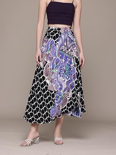 Label RITU KUMAR Black Cyra Skirt