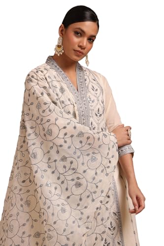 Soch Women's Cotton Salwar Suit Set (EWS5CD21989_Off White