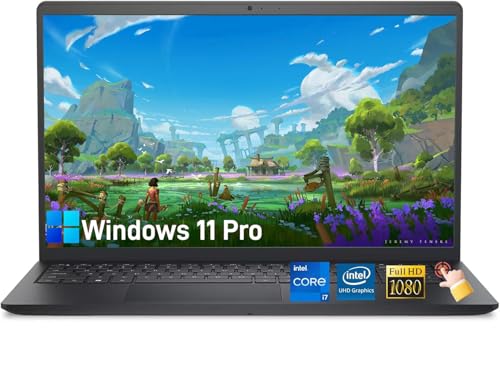 Dell 15 Touchscreen Business Laptop(2025) - 15.6" FHD Touch Display, Intel 10-Core i7-1355U, Intel UHD Graphics, Wi-Fi 6, Copilot AI, Type-C, 64 GB RAM, 2 TB SSD
