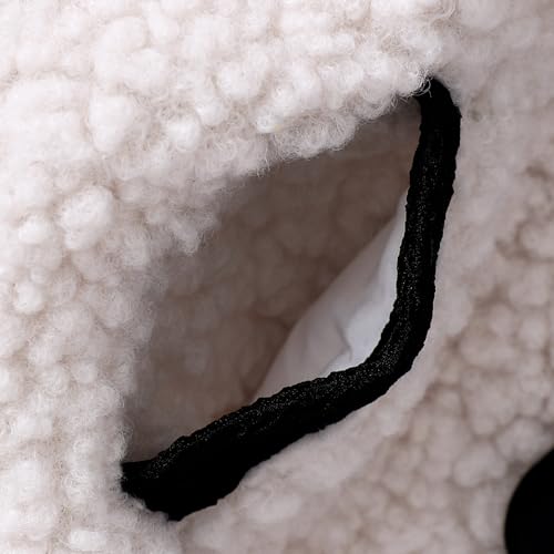 Hopscotch Girls White Full Sleeves Floral Applique Fleece Jacket For Age (6-7 Years)