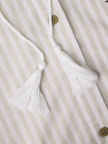 The Souled Store Nomad: Script & Stone Women and Girls Full Sleeves Hooded Printed Cotton Linen Oversized Fit Lightweight Comfortable All-Season for Casual Streetwear Boyfriend Shirts