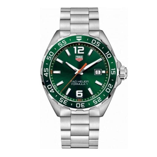 Tag Heuer Formula 1 Quartz Green Dial Watch for Men WAZ1017.BA0842