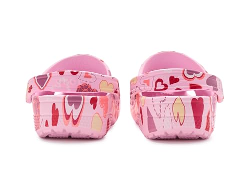 Crocs Classic Vday Kids Clog (Color-Pink | Size-1)