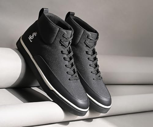 LOUIS STITCH Midnight Black Sneaker for Men | Comfortable Sneaker | LSP-SNK-AVI013-JB | UK-10