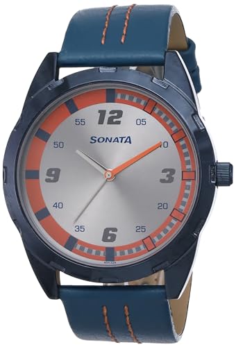 Sonata Blue Men's Analog Watch - 7149QL01