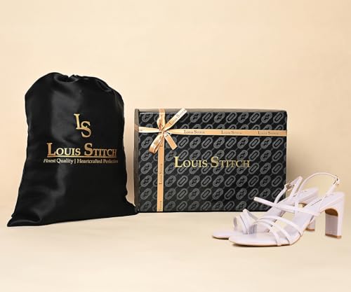 LOUIS STITCH Women’s Lilac Block Heel Sandals | Comfortable Sandal for Ladies | LSOF-LDBH-AC | UK-8