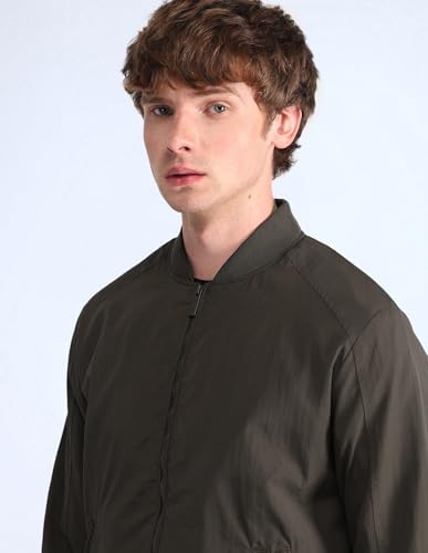 Solid Regular Fit Jacket