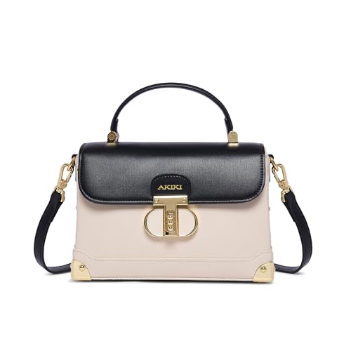 Akiki London Women's Westminster Satchel Handbag | Satchel Bag for Work | Ladies purse | Stylish Shoulder Bag | Gift For Women
