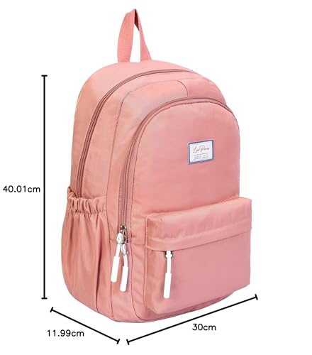 Lino Perros Women Free Size Standard Backpack (PINK)