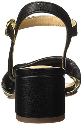 Lee Cooper Women Black Fashion Sandals-4 UK (37 EU) (LF5189A)