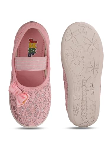 Bubblegummers Girls Slip-on Ballet Flat - Pink (9 UK) (3115241)
