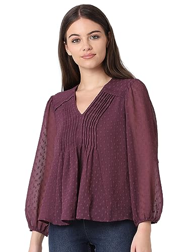 ONLY Relaxed fit Top (15299703_BlackBerry Wine_XXL)