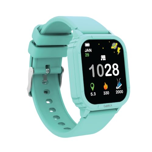 Cubitt Jr. Smartwatch Fitness Tracker, 1.75" AMOLED – Arctic Blue