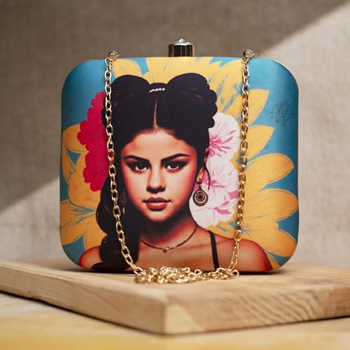 Artklim Selena Gomez Printed Clutch