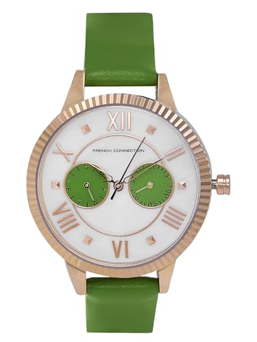 French Connection Analog Green Dial Women's Watch-FCN00098B
