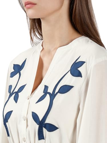 VERO MODA Women's Fit and Flare Off White Dress