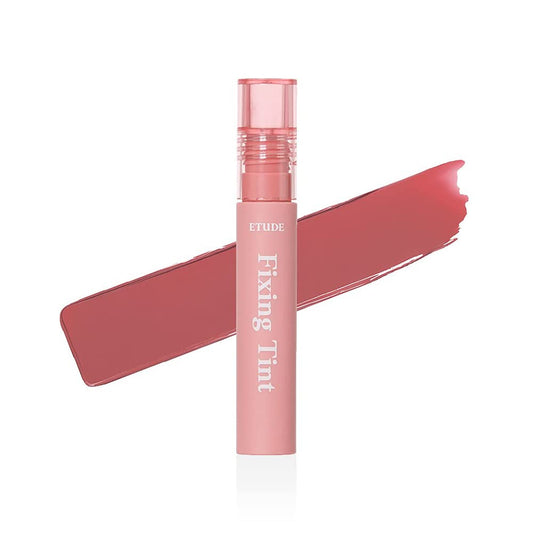 ETUDE Fixing Tint| Long Lasting Liquid Lipstick |Waterproof, Smudgeproof, Lightweight Matte Finish Lip Stain|Korean Makeup| Full Coverage| Shade 05 Midnight Mauve-4g
