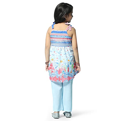 BIBA GIRL PRINTED NARROW KID(KW5284_POWDER BLUE_11)