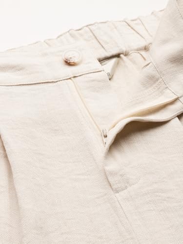Label RITU KUMAR White Angie Flared Solid Pants