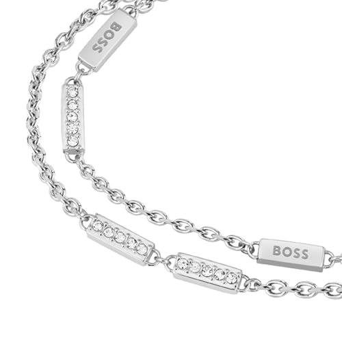 BOSS Laria Family Stainless Steel & Crystals Women's Bracelet - 1580448
