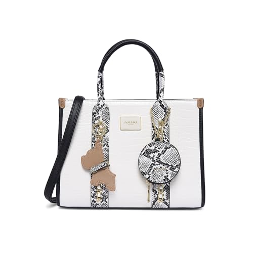Akiki London Women's Hounslow Medium Box Satchel Handbag | Satchel Bag for Work | Ladies purse | Stylish Shoulder Bag | Gift For Women
