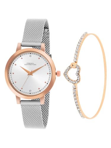 French Connection Analog Silver Dial Women's Watch-FCJG01