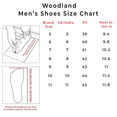 Woodland Men's Khaki Leather Casual Shoe-7 UK (41 EU) (OGCC 3462119NW)