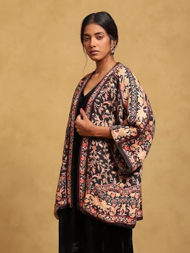 Ritu Kumar Black Wool Shrug