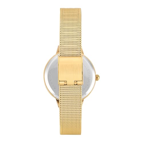 TIMEX Champagne Round Dial Analog Women's Watch - TWEL22401