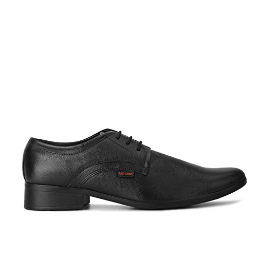 Red Chief Derby Lace Up | Men's Formal Shoes for Office | Black | PU Sole